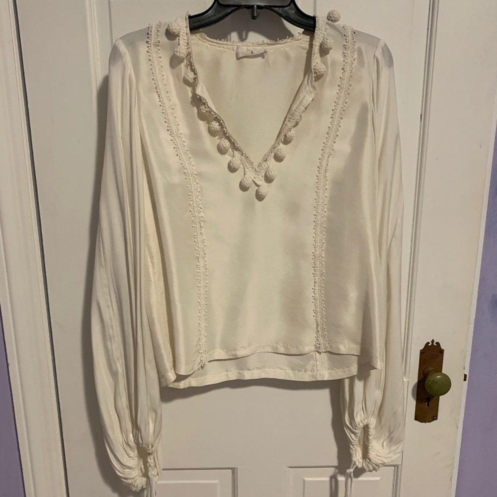 100% Silk VMT Blouse EUC